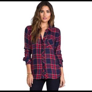 Rails red plaid shirt